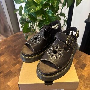 Dunnet Flower Sandals KELP BROWN US W6